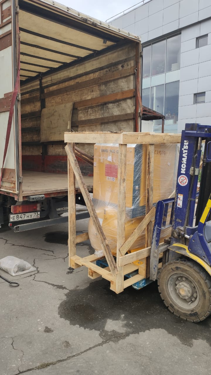 Отгрузка компрессора EKOMAC Отгрузка компрессора EKOMAC