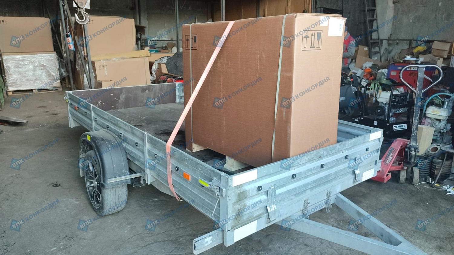 Отгрузка поршневого компрессора Remeza СБ4/Ф-270.LB75 в г. Новосибирск