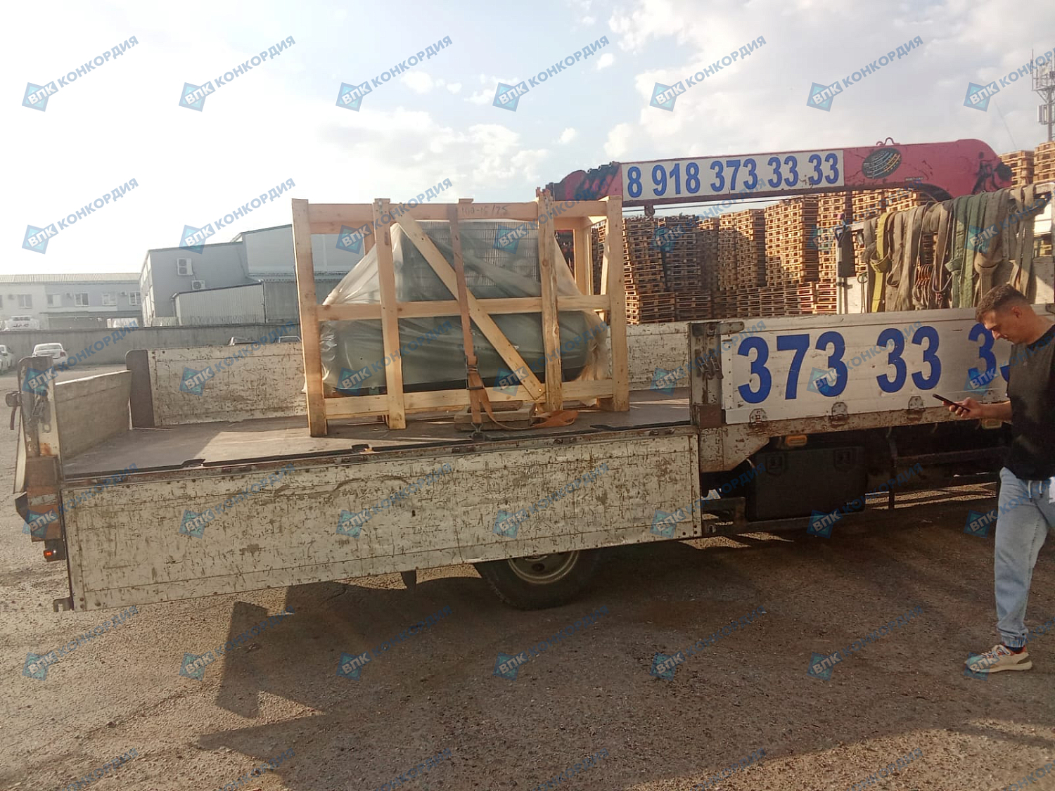 Отгрузка компрессора Remeza СБ4/Ф-500.LT100/16-7,5 в г. Краснодар