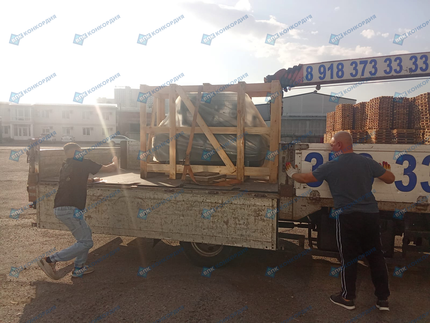 Отгрузка компрессора Remeza СБ4/Ф-500.LT100/16-7,5 в г. Краснодар