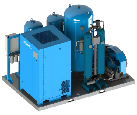 Модульная компрессорная станция Ремеза МКР80-2-15 фото